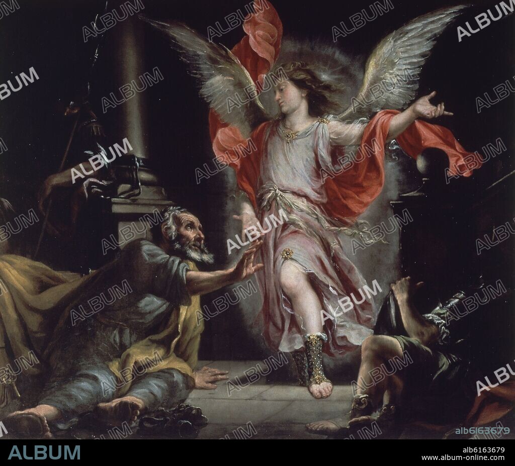 JUAN DE VALDÉS LEAL. SAN PEDRO LIBERADO POR EL ANGEL.