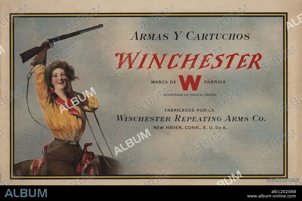 Portada del catálogo de armas y cartuchos Winchester, de 1924.