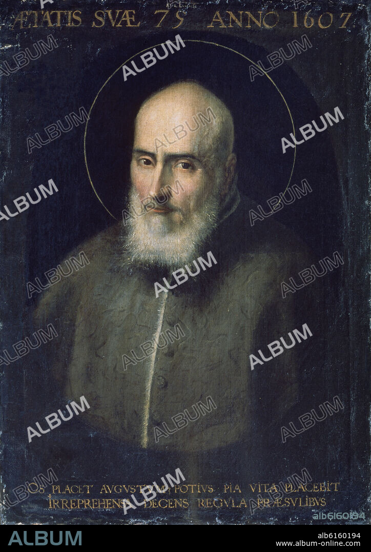 FRANCISCO RIBALTA. MUSEO DEL PATRIARCA - RETRATO DE SAN JUAN DE RIBERA - 1600 - SIGLO XVII - PINTURA BARROCA - ESCUELA VALENCIANA.
