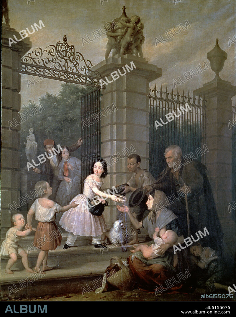 ANTONIO MARIA ESQUIVEL. LA CARIDAD - SIGLO XIX.