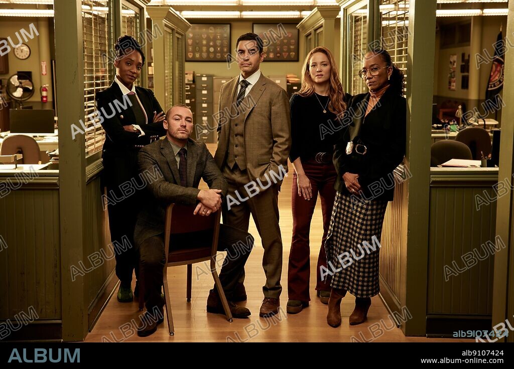 ERIKA CHRISTENSEN, Iantha Richardson, JAKE MCLAUGHLIN, RAMON RODRIGUEZ and SONJA SOHN in WILL TRENT, 2023, directed by HOWARD DEUTCH and PAUL MCGUIGAN. Copyright 20th Television 3 Arts Entertainment ABC Television (ABC).