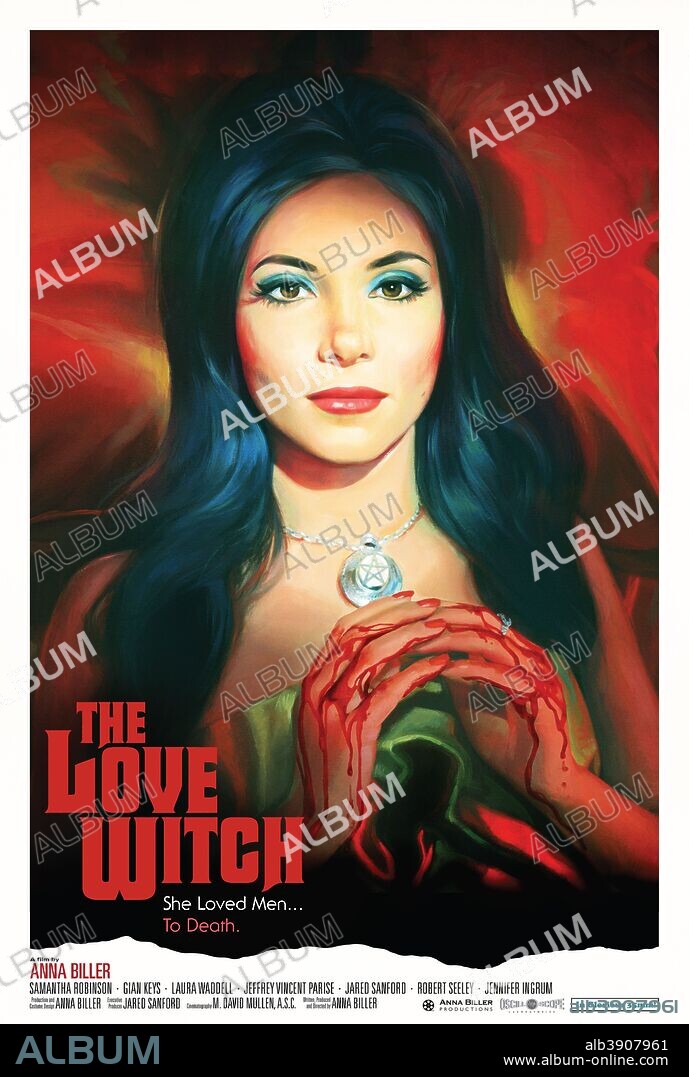 Poster of THE LOVE WITCH, 2016, directed by ANNA BILLER. Copyright Anna Biller Productions.