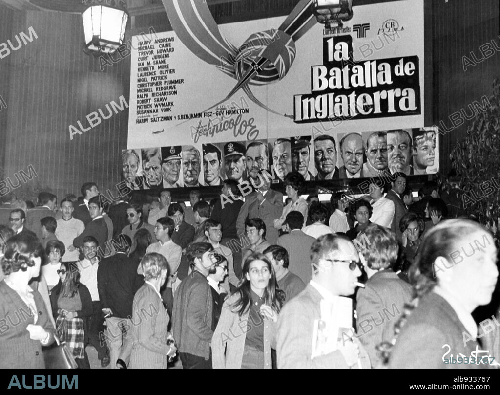 LA BATALLA DE INGLATERRA, 1969 (BATTLE OF BRITAIN), dirigida por GUY HAMILTON. Copyright UNITED ARTISTS.