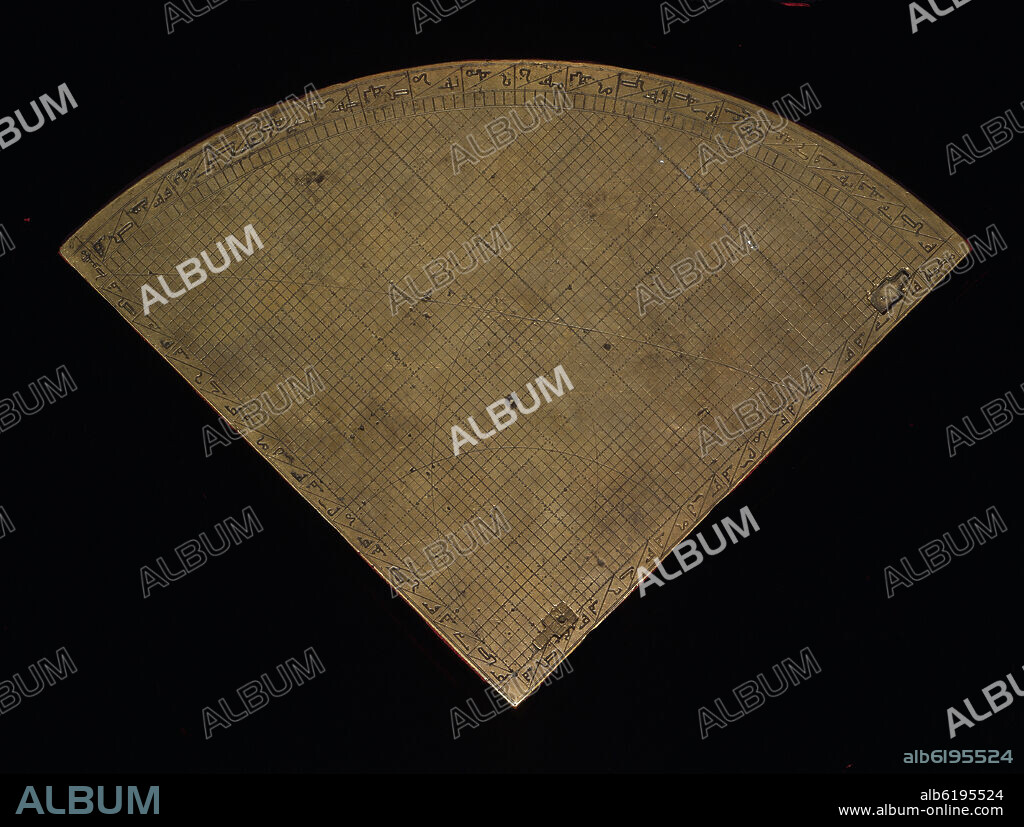 CUADRANTE "NOVUS"DE AHMAD IBN ABD AL-RAHMAN AL-DUHMANI - MARRUECOS - RADIO 173 MM - 1450.