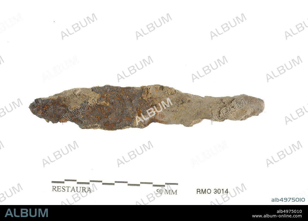 knife, knife, iron, 9,2 x 1,8 cm, x, Netherlands, Utrecht, Wijk bij Duurstede, Wijk bij Duurstede, Dorestad.