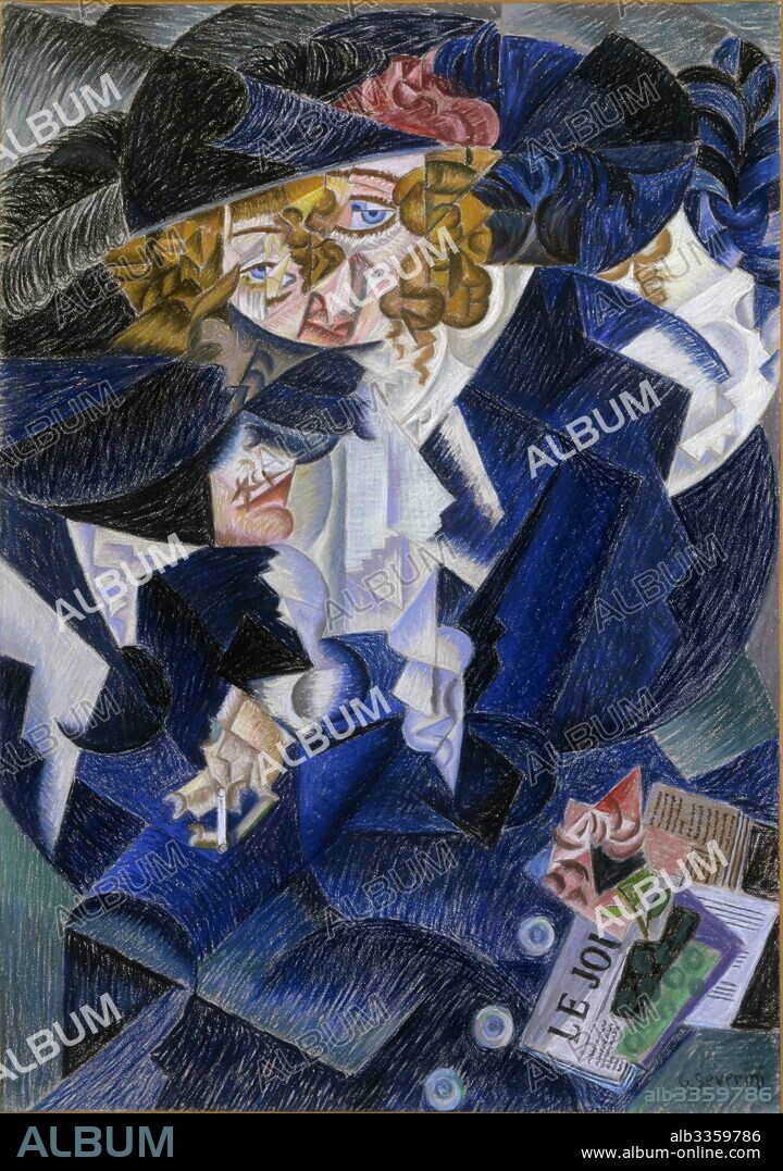 GINO SEVERINI. Portrait of Madame M.S.