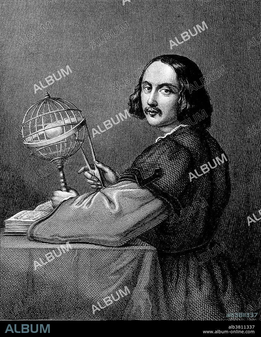 Nicolaus Copernicus (February 19, 1473 - May 24, 1543) was a Polish Renaissance mathematician and astronomer who formulated a model of the universe that placed the Sun rather than the Earth at the center of the universe. This system contrasted with the thousand year old Earth-centered Ptolemaic system to which the Roman Catholic church held. He feared persecution and delayed publication of this model in his book De revolutionibus orbium coelestium (On the Revolutions of the Celestial Spheres). The book was banned by the Roman Catholic church from 1616 until 1835. Copernicus was a polyglot and polymath who obtained a doctorate in canon law and also practiced as a physician, classics scholar, translator, governor, diplomat, and economist. Toward the close of 1542, Copernicus was seized with apoplexy and paralysis. Legend has it that he was presented with the final printed pages of his De revolutionibus orbium coelestium on the very day that he died, allowing him to take farewell of his life's work. He is reputed to have awoken from a stroke-induced coma, looked at his book, and then died peacefully, at the age of 70, in 1543.