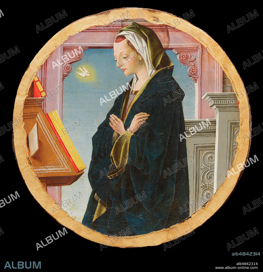 FRANCESCO DEL COSSA. Polittico Griffoni: Virgin Annunciate.