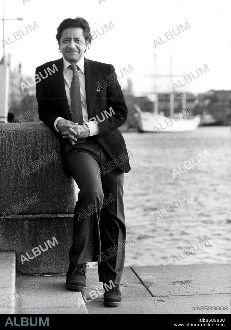 ©SCANPIX SWEDEN, 1982-11-07.. Vidiadhar Surajprasad - V.S. Naipaul, författare, Indien.. Foto: Stefan Lindblom/SCANPIX. Code: 20360. ***. ENGCAP: V.S. Naipaul, author, India.
