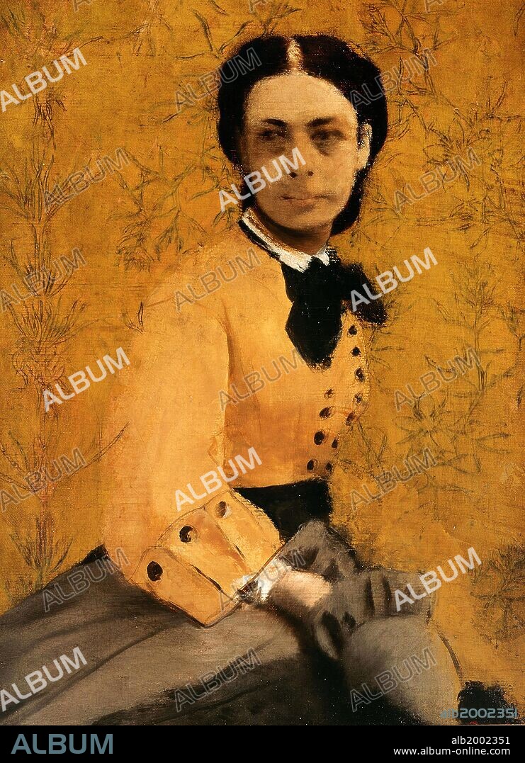 Edgar Degas / 'Princess Pauline von Metternich', c. 1865, Oil on canvas, 41 x 29 cm, NG3337.