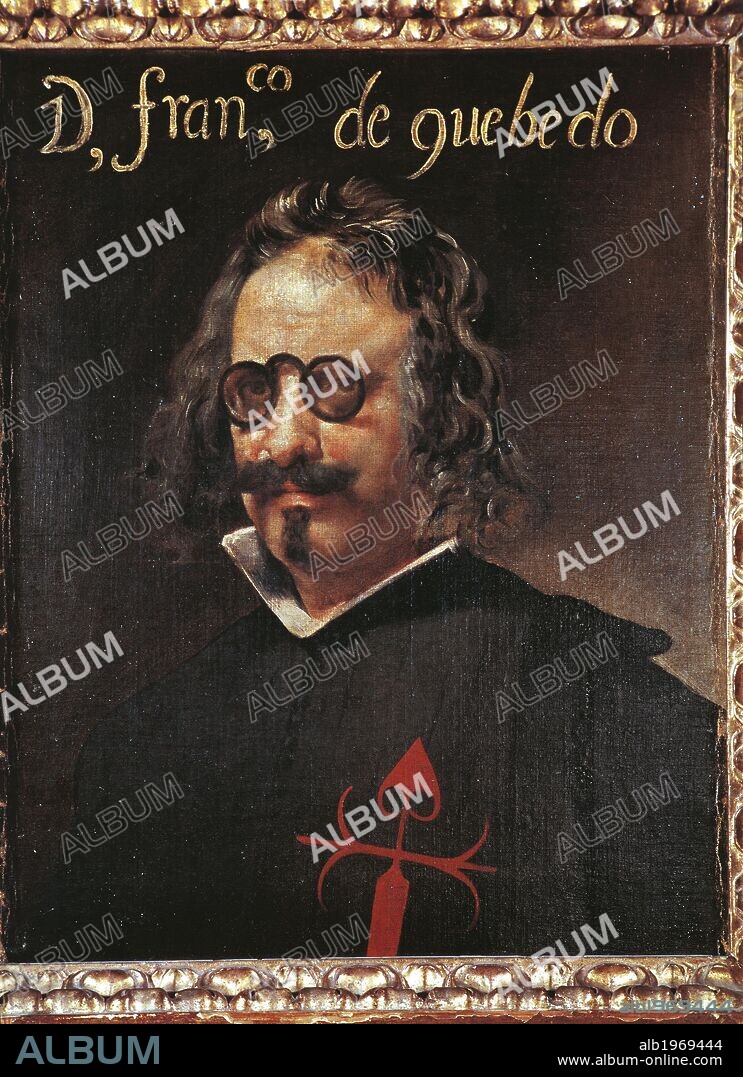 Portrait of Francisco De Quevedo (1580-1645), by Diego Velazquez (1599-1660).