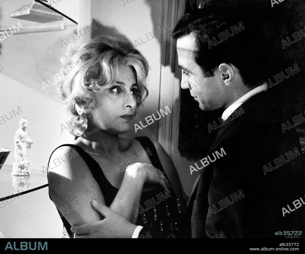 ANNA MAGNANI y BEN GAZZARA en LLEGAN LOS BRIBONES, 1960 (RISATE DI GIOIA), dirigida por MARIO MONICELLI.