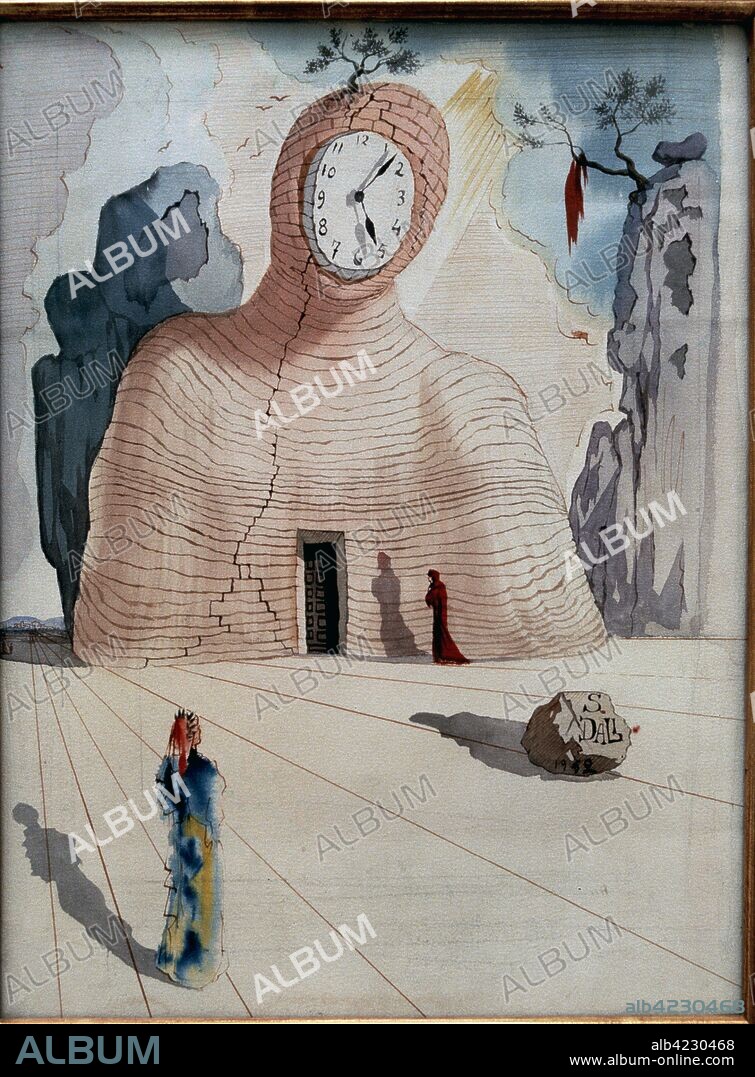 SALVADOR DALÍ. DALI, SALVADOR PINTOR ESPAÑOL.FIGUERAS 1904-1989 ESTUDIO PARA "LA DIVINA COMEDIA", 1952 COLECCION PARTICULAR. MADRID  ATENCION: AUTOR CONTEMPORANEO SUJETO A COPYRIGHT ©. EL CLIENTE FINAL ES RESPONSABLE DE LA GESTION DE LOS DERECHOS DE AUTOR CON LAS SOCIEDADES EXISTENTES DE GESTION DE DERECHOS O DIRECTAMENTE CON LOS ORGANISMOS TITULARES DE LOS MISMOS.