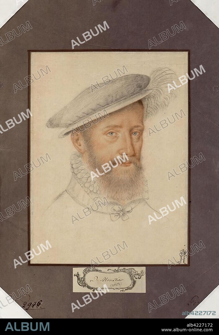 ANONYMOUS ARTIST. 1560S-1570S. 'Portrait of Marshal de Saint-Andre'. France, 1560-1570s. Dimensions: 25,2x18,9 cm.