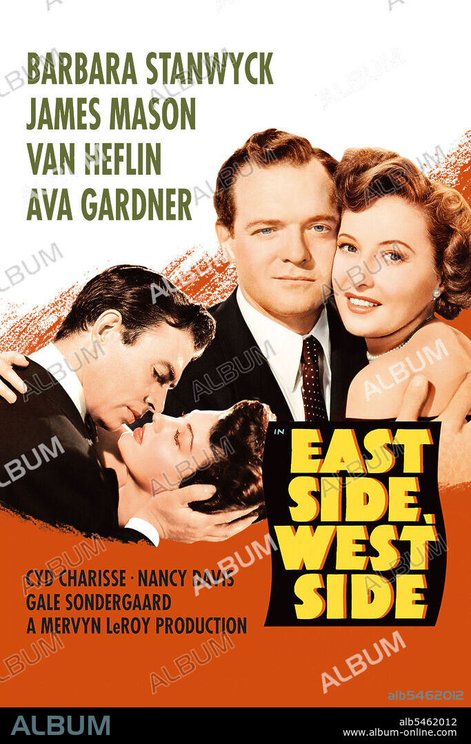 BARBARA STANWYCK und JAMES MASON in EAST SIDE, WEST SIDE, 1949, unter der Regie von MERVYN LEROY. Copyright M.G.M.