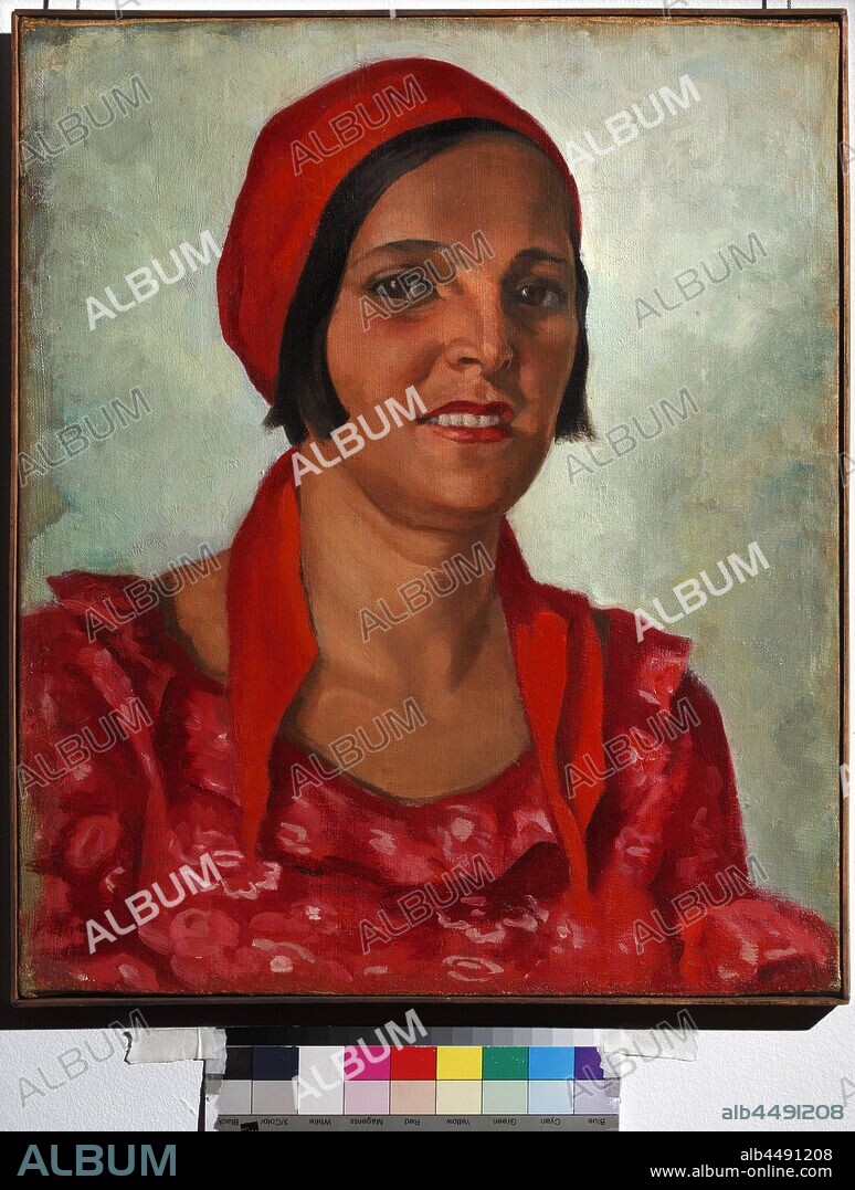 VALENTINA MIKHAILOVNA KHODASEVICH. Portrait of Maria Valentinovna Malakhovskaya (1905-1948).