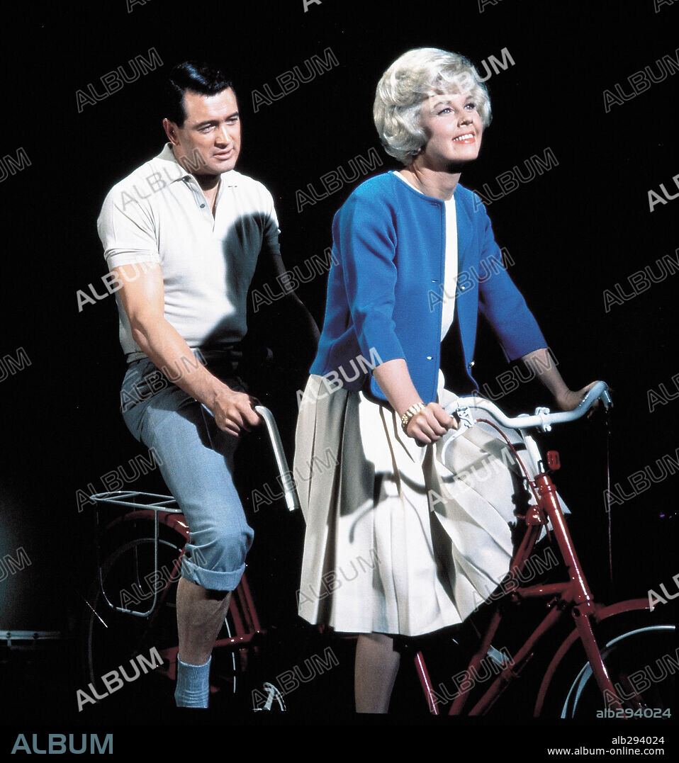 DORIS DAY and ROCK HUDSON in SEND ME NO FLOWERS, 1964, directed by NORMAN JEWISON. Copyright UNIVERSAL PICTURES.