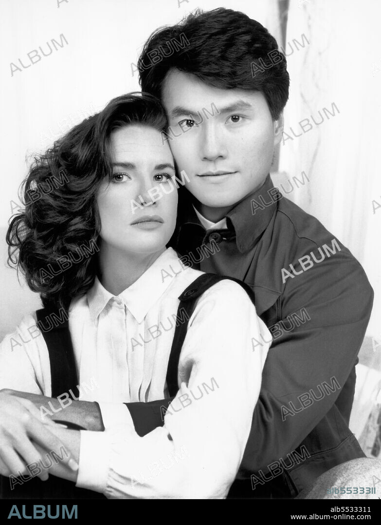 Melissa Gilbert, Robin Shou, Publicity Portrait for the TV Movie, "Forbidden Nights", photo by Geraldine Overton, CBS-TV, 1990.