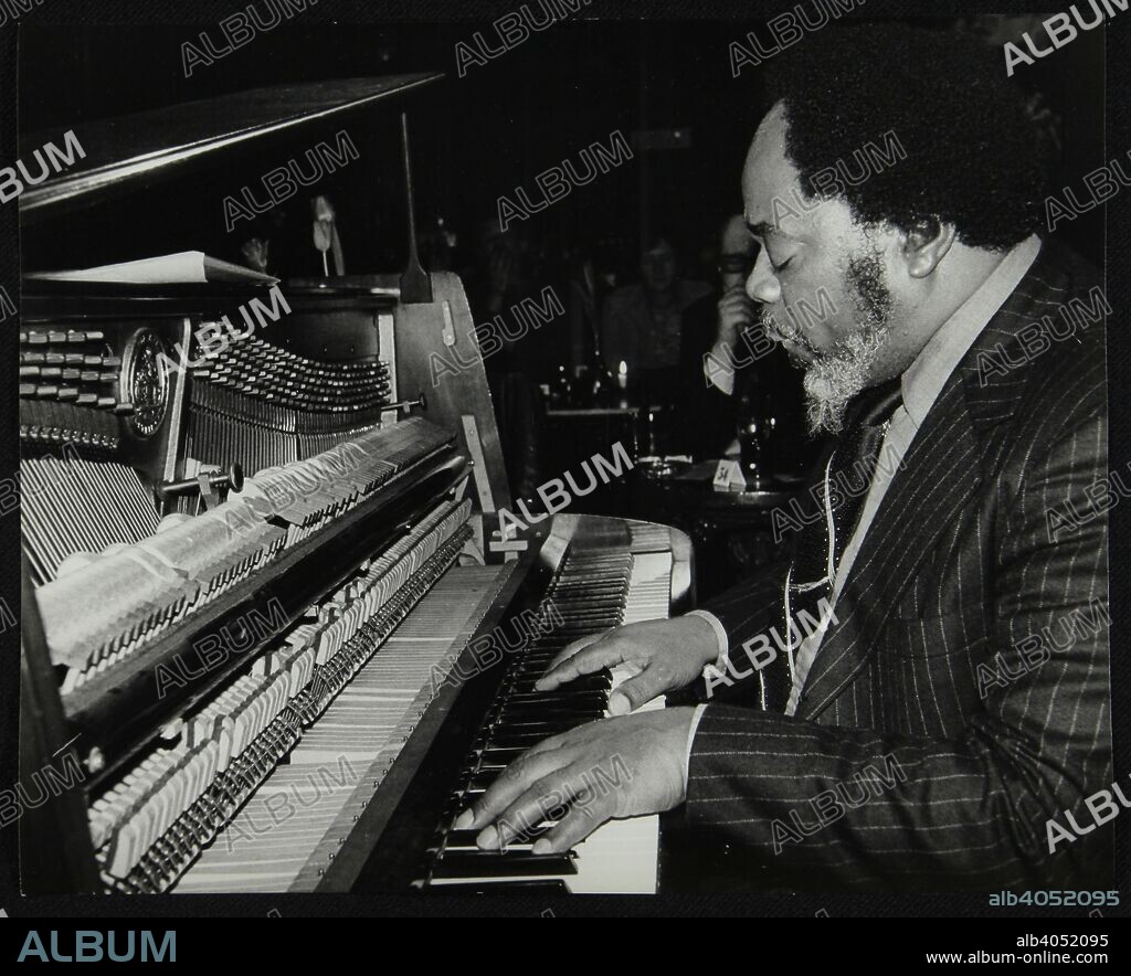 Roland Hanna at the piano, 1980.