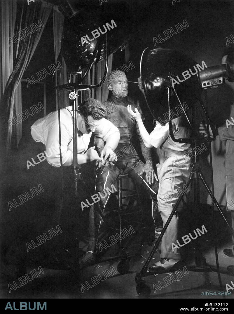 BORIS KARLOFF en LA MOMIA, 1932 (THE MUMMY), dirigida por KARL FREUND. Copyright UNIVERSAL PICTURES.