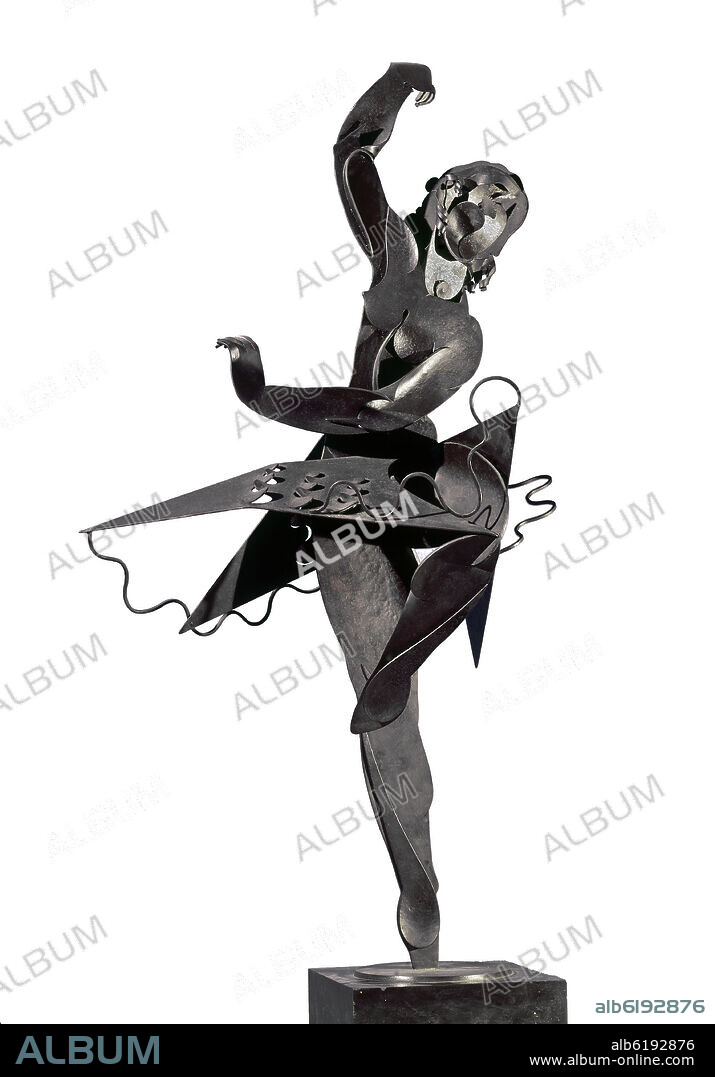 PABLO GARGALLO. GRAN BAILARINA - 1929 - ESCULTURA EN HIERRO.