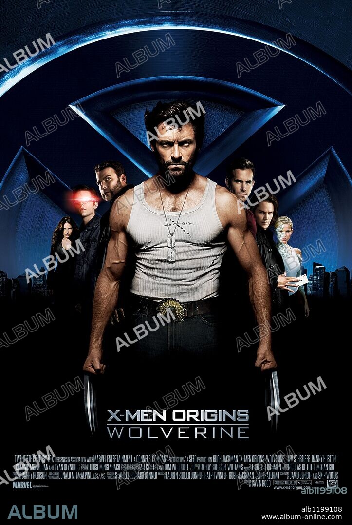 Poster de X-MEN ORIGENES: LOBEZNO, 2009 (X-MEN ORIGINS: WOLVERINE), dirigida por GAVIN HOOD. Copyright 20TH CENTURY FOX.