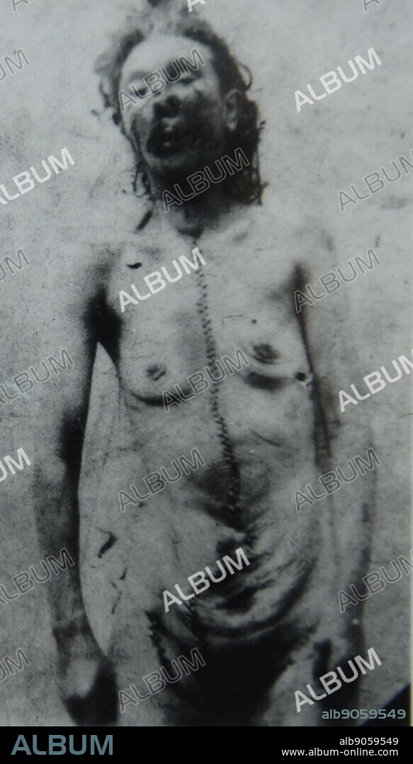 Catherine Eddowes (1842 - 30 September 1888); fourth of the five victims of the notorious unidentified serial killer known as Jack the Ripper, who is believed to have killed and mutilated a minimum of five women in the Whitechapel and Spitalfields districts of London from late August to early November 1888.