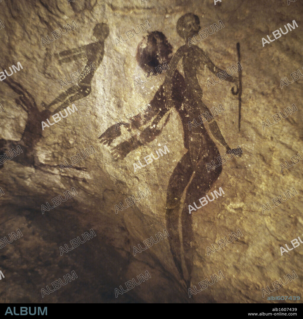 Human Figures  Prehistoric Art  Tassili N'Ajjer, Algeria.