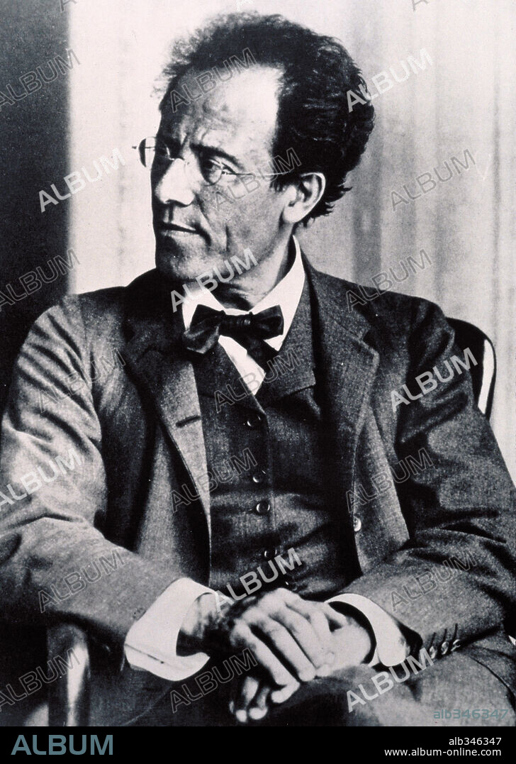 Gustav Mahler, Czech born, austrian composer, composed mainly songs and symphonies. Became conductor of Vienna State Opera and New York Philharmonic Society.