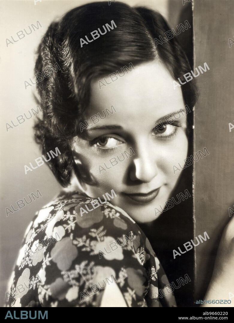 Actress Elda Vokel, Publicity Portrait, Photograph by Alex Kahle, Fox Film Corporation, early 1930's.