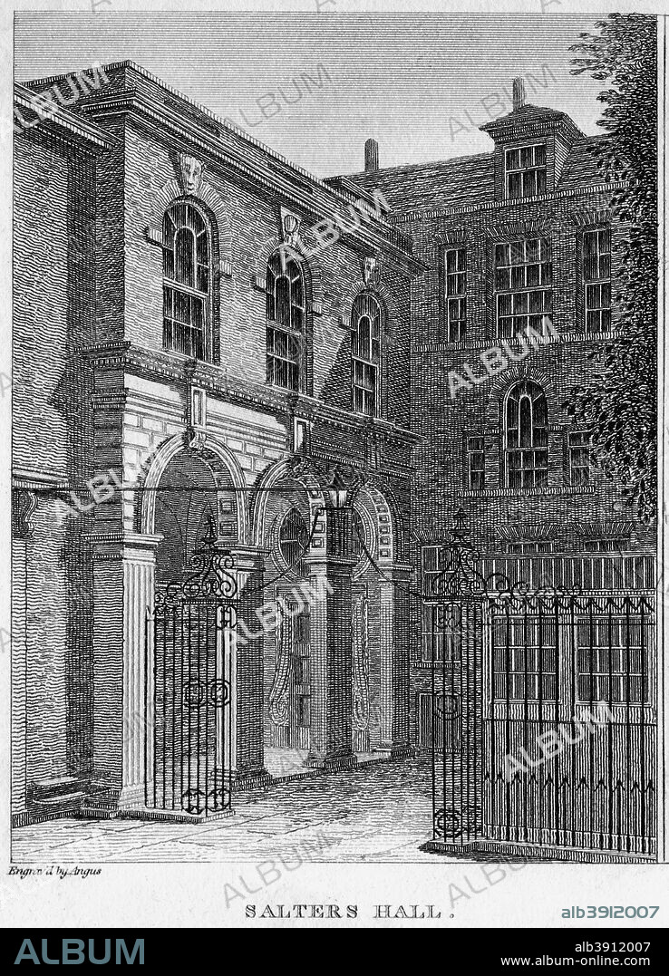 Salters' Hall, City of London, 1811.