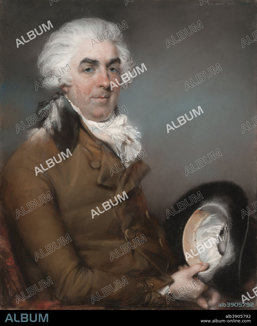JOHN RUSSELL. Portrait of George de Ligne Gregory. Date/Period: 1793. Drawing. Pastel on paper, laid on canvas. Height: 759 mm (29.88 in); Width: 632 mm (24.88 in).
