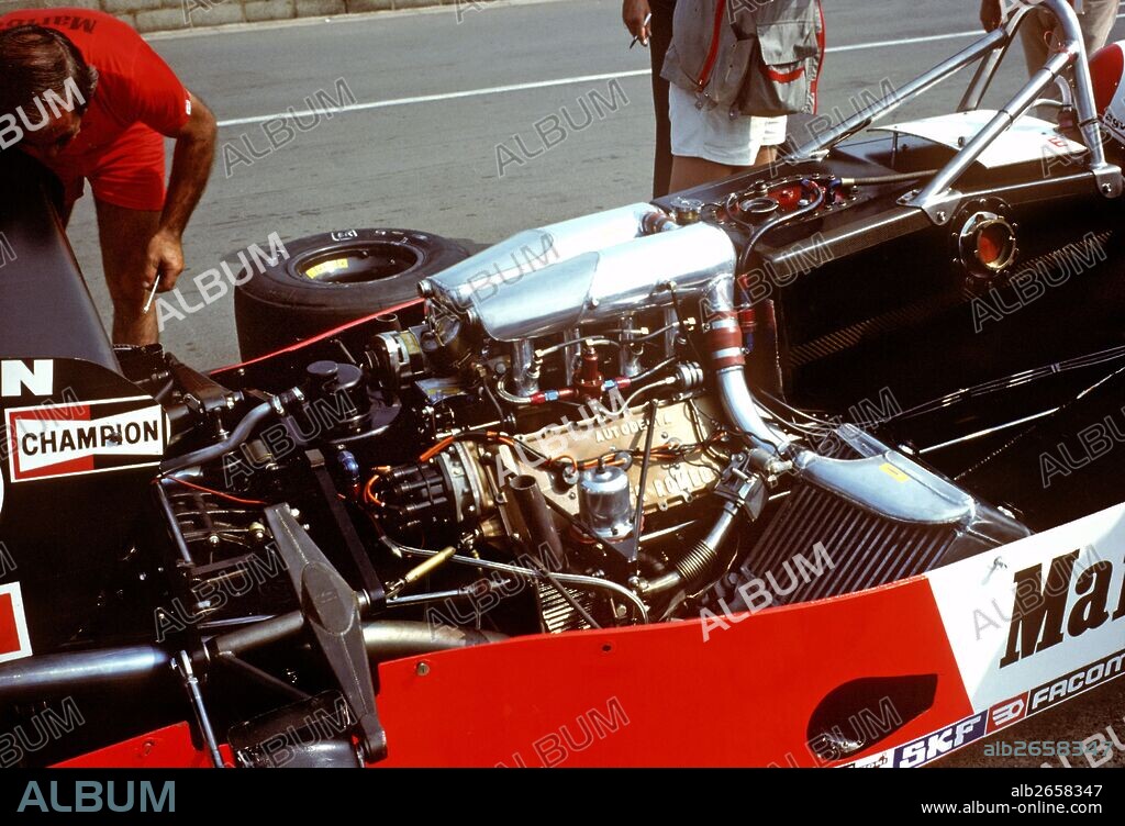 Alfa Romeo 183T 1500cc turbocharged F1 car, 1983.