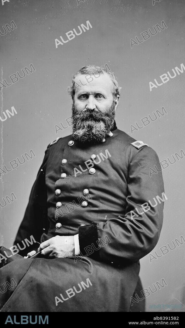 Gen. Alex Hays, between 1855 and 1865. [Union Army general in the American Civil War].