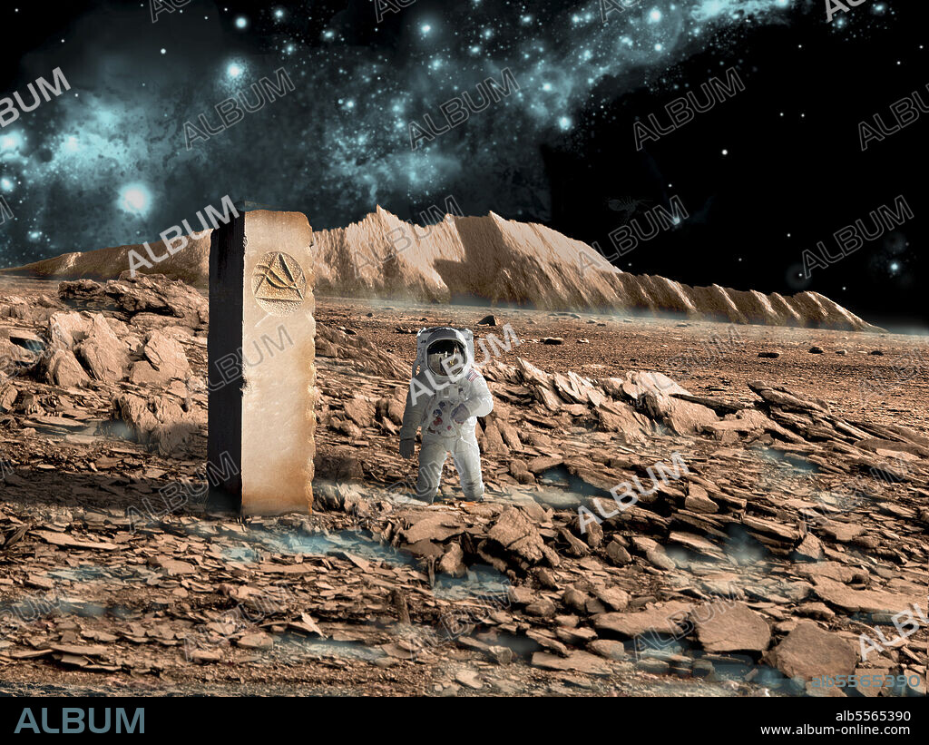 Astronautic Earth Discovery Portraits : spaceman