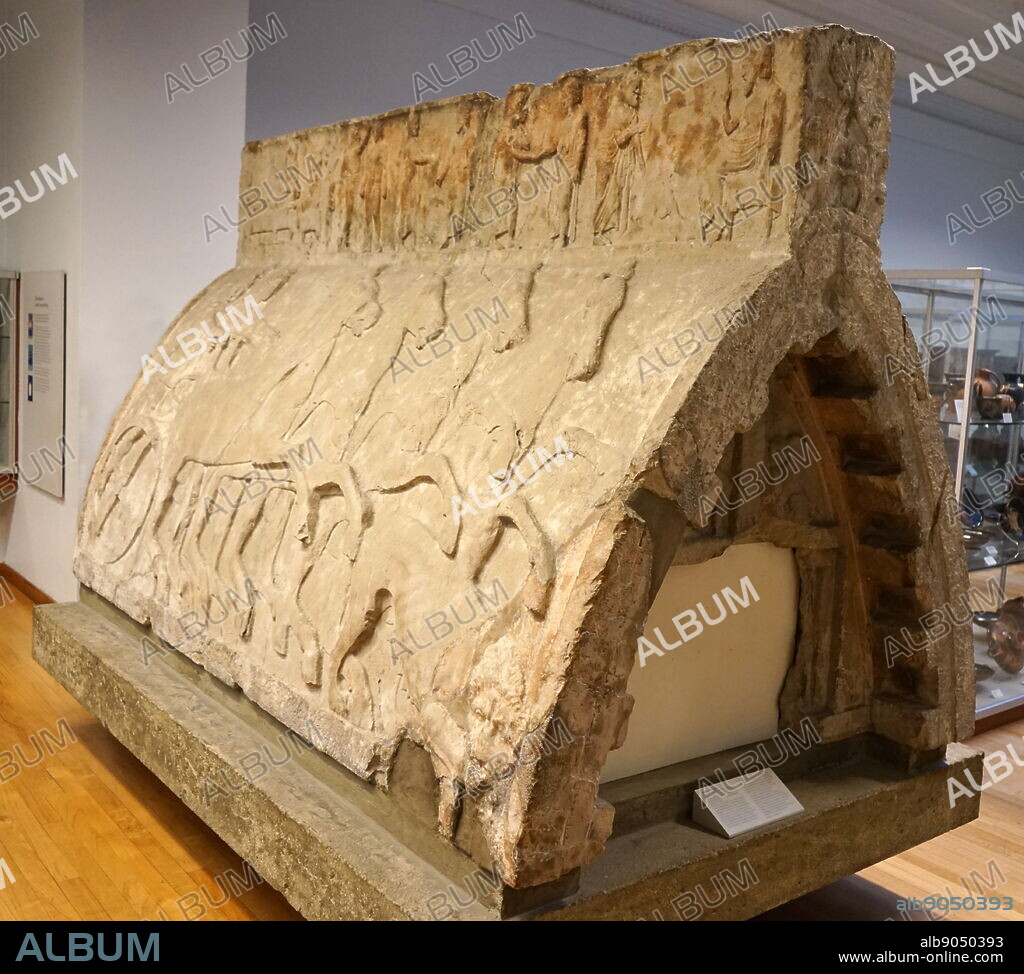 The Tomb of Merehi. An inscribed tomb found at the site of Xanthos in Lycia. Dated 359 BC.