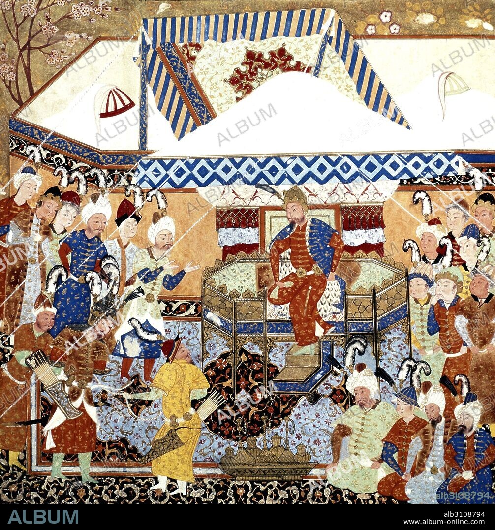 La Corte Turco-Mongolo del emperador Tamerlan (Timur Lang) 1336-1405.