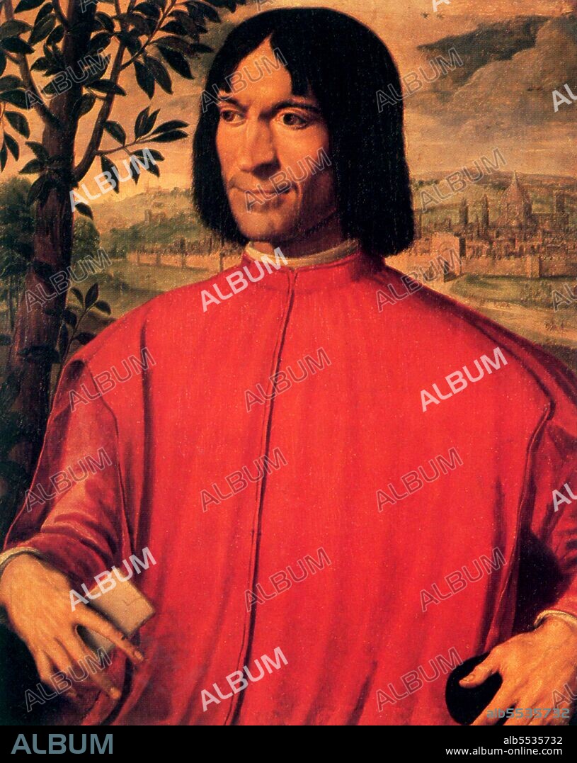 Lorenzo de' Medici (1 January 1449 – 9 April 1492) was an Italian statesman and de facto ruler of the Florentine Republic during the Italian Renaissance. Known as Lorenzo the Magnificent (Lorenzo il Magnifico) by contemporary Florentines, he was a magnate, diplomat, politician and patron of scholars, artists, and poets. He is perhaps best known for his contribution to the art world, sponsoring artists such as Botticelli and Michelangelo. His life coincided with the mature phase of Italian Renaissance and his death coincided with the end of the Golden Age of Florence.