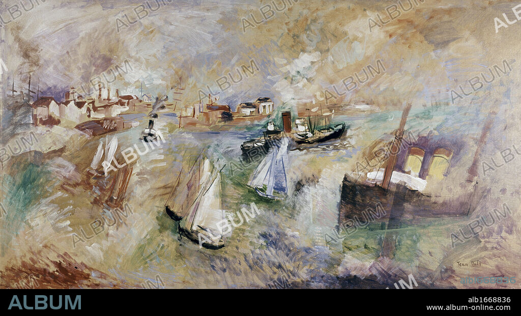 Port Of La Havre by Raoul Dufy, 1877-1953.