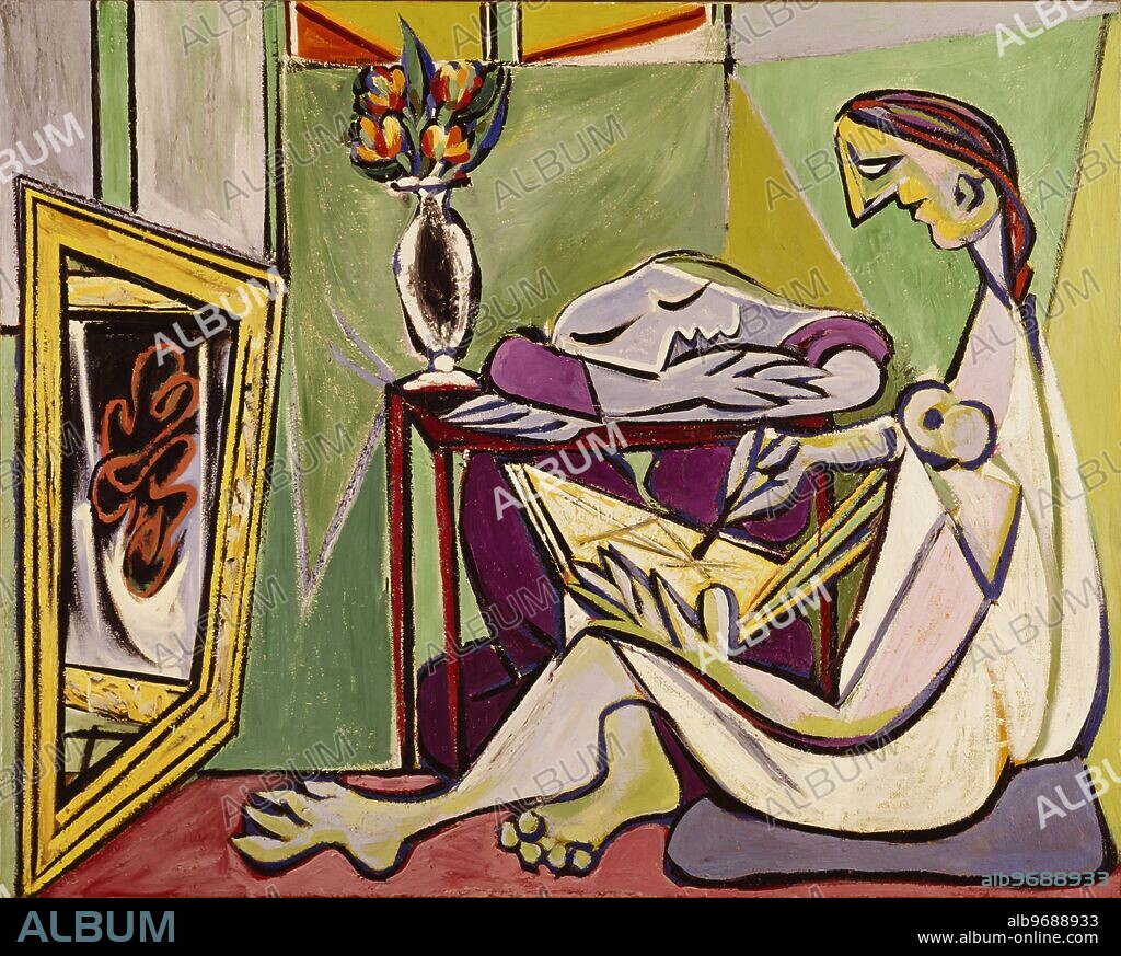 La Muse - 1935. by Pablo Picasso. in Gallery of Modern Art - Paris. Pablo Ruiz Picasso (October 25, 1881 in Málaga, Spain - April 8, 1973) was a Spanish painter and sculptor. One of the most recognized figures in 20th century art, he is best known as the co-founder, along with Georges Braque, of cubism. ©TopFoto.