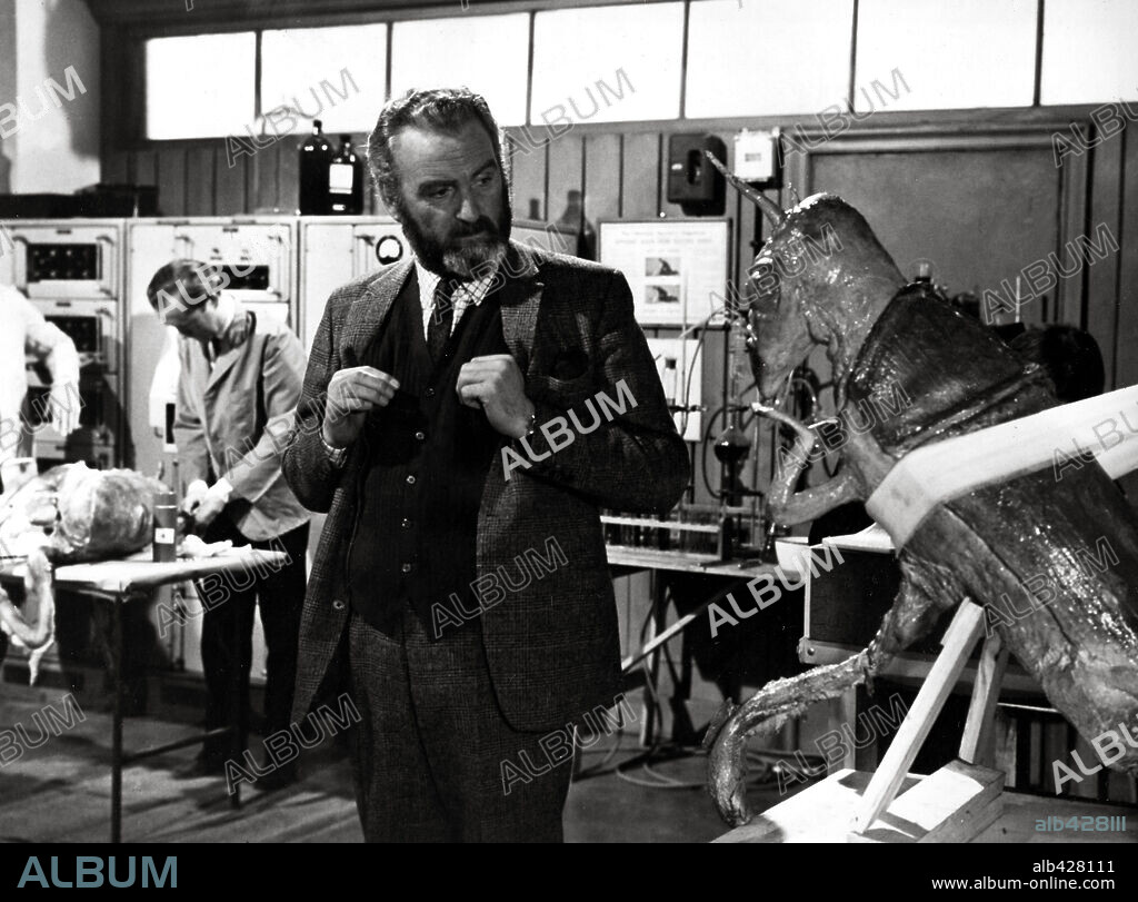 ANDREW KEIR in FIVE MILLION YEARS TO EARTH, 1967 (QUATERMASS AND THE PIT), directed by ROY WARD BAKER. Copyright HAMMER.