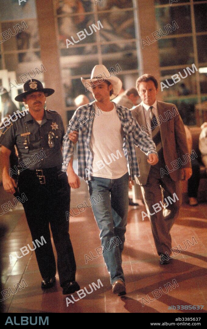 BRAD PITT y HARVEY KEITEL en THELMA Y LOUISE, 1991 (THELMA & LOUISE), dirigida por RIDLEY SCOTT. Copyright M.G.M/PATHE.