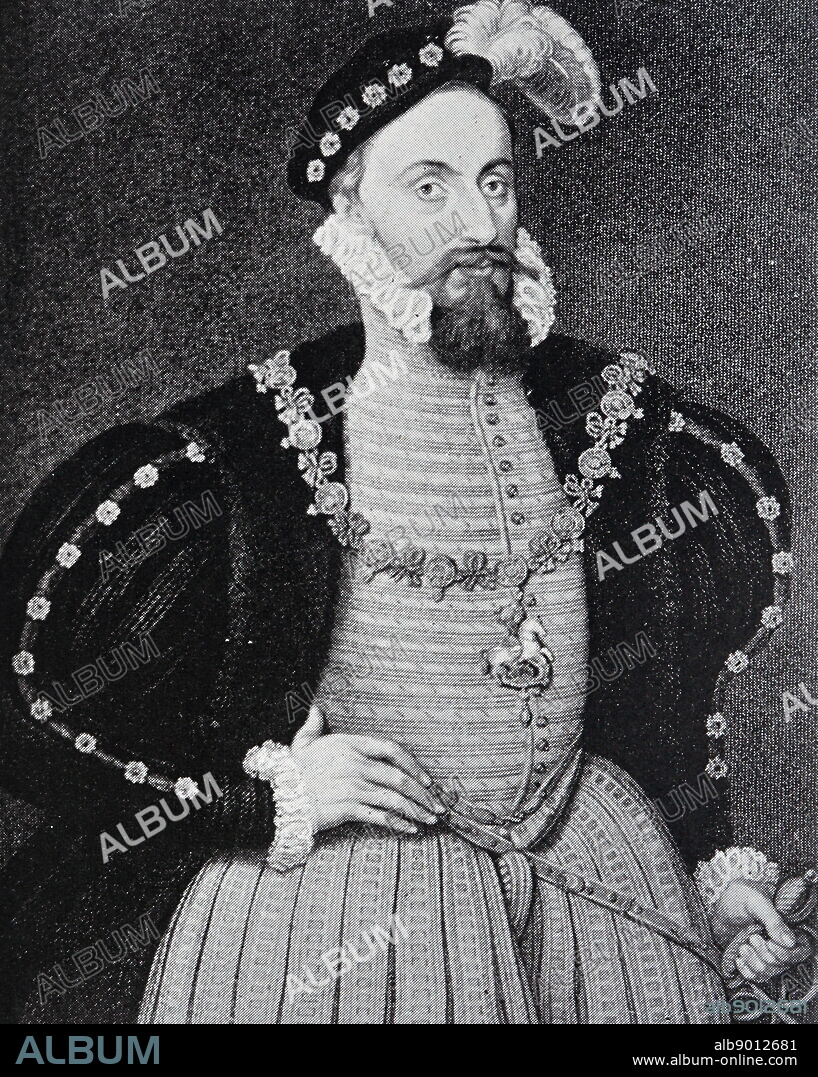 Print of Henry Grey, Duke of Suffolk, from a painting by Gheeroedts. Henry Grey, 1st Duke of Suffolk, 3rd Marquess of Dorset KG KB (17 January 1517 - 23 February 1554), was an English courtier and nobleman of the Tudor period. He was the father of Lady Jane Grey, known as The Nine Days' Queen.
