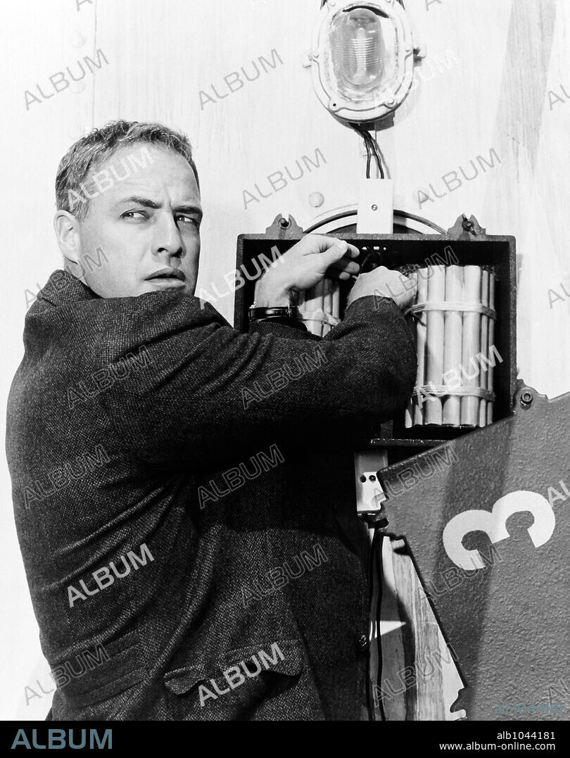 MARLON BRANDO in MORITURI, 1965, directed by BERNHARD WICKI. Copyright 20TH CENTURY FOX.