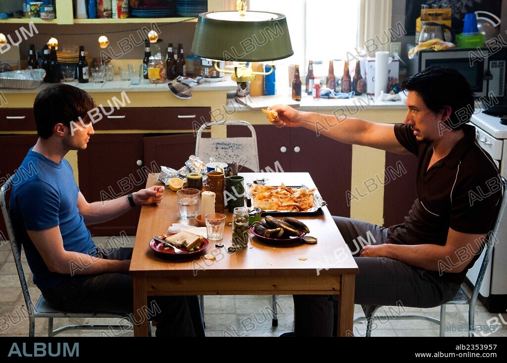 ADAM DRIVER and DANIEL RADCLIFFE in WHAT IF, 2013, directed by MICHAEL DOWSE. Copyright NO TRACE CAMPING.