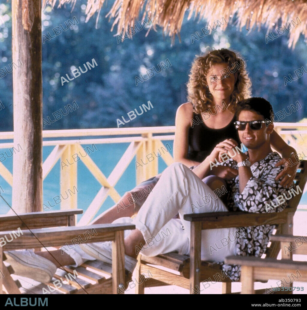 ELISABETH SHUE y TOM CRUISE en COCKTAIL, 1988, dirigida por ROGER DONALDSON. Copyright TOUCHSTONE PICTURES.