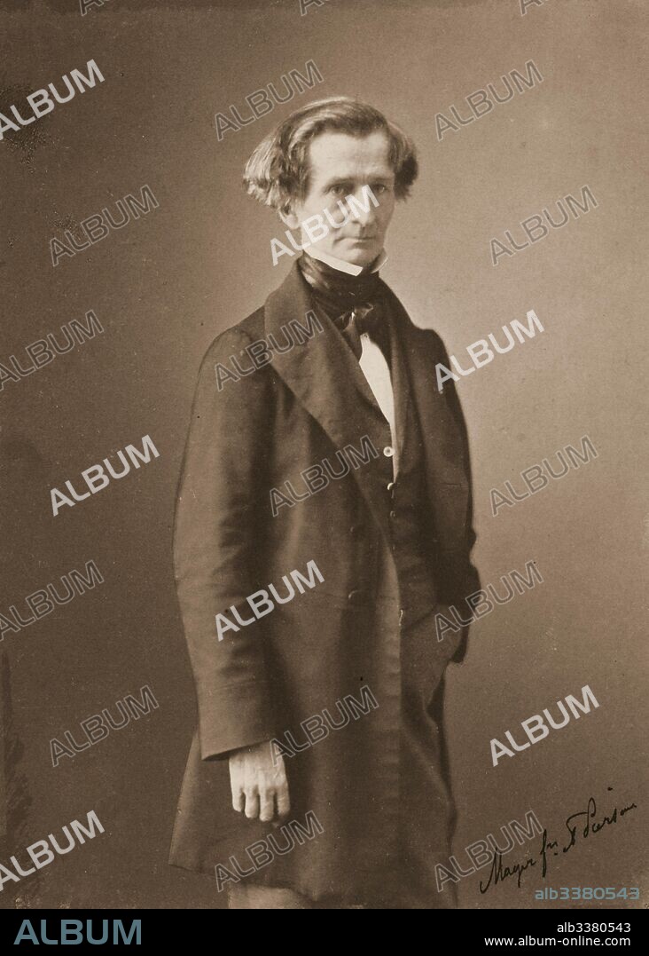 PIERRE-LOUIS PIERSON. Portrait of Hector Berlioz (1803-1869).