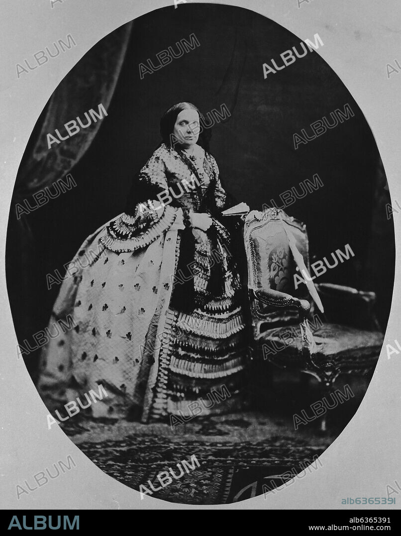 Isabella II of Spain (1930-1904), queen regnan of Spain from 1843 until 1868.