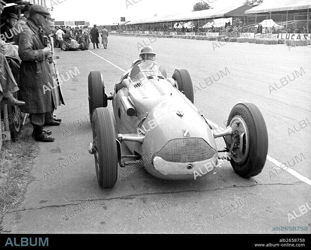 Talbot-Lago racing car at Silverstone.