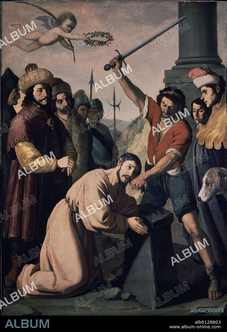 FRANCISCO DE ZURBARAN. 'The Martyrdom of Saint James', ca. 1640, Spanish Baroque, Oil on canvas, 252 cm x 186 cm, P07421.